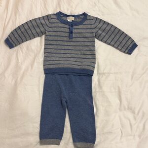 Bloomingdale's Blue and Gray Kids Matching Set